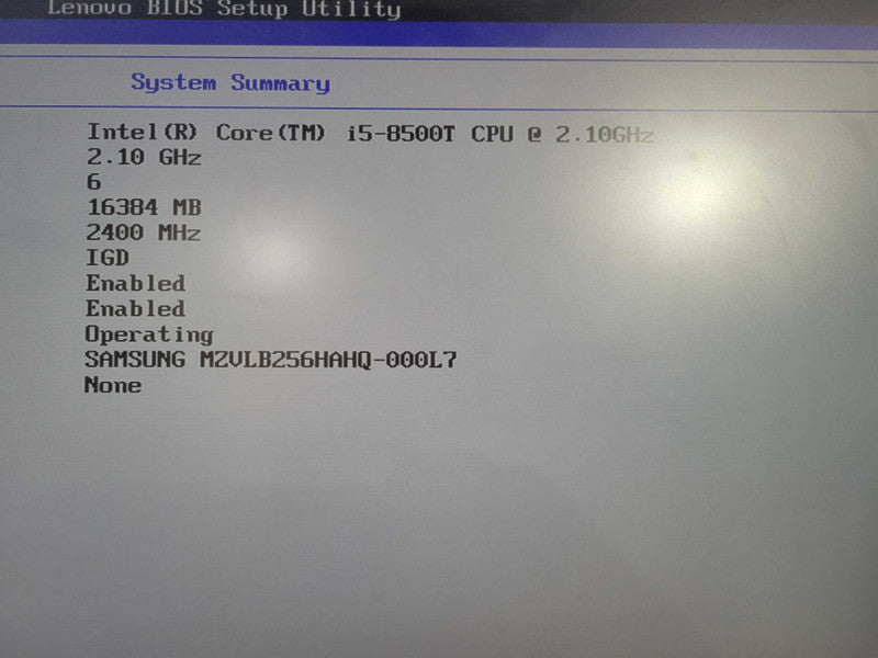 Lenovo M920q USFF | i5-8500T @ 2.10GHz 16GB DDR4 256GB M.2 + Adapter !