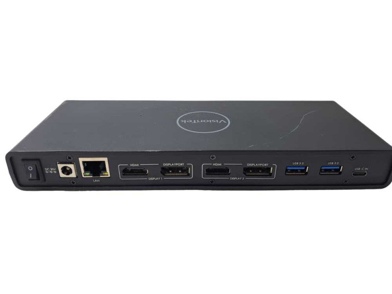 VisionTek VT4000 Dual 4K DisplayLink USB-C Docking Station | Fully Tested Q)