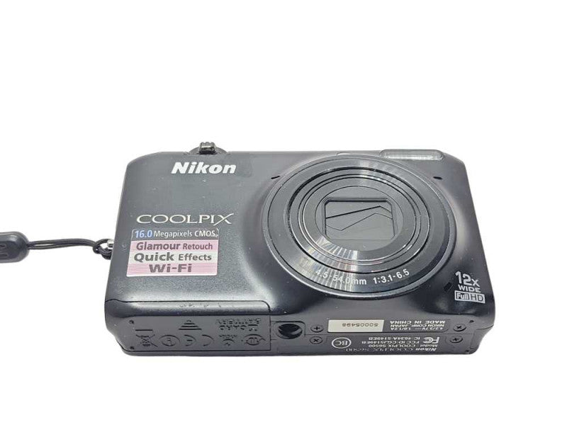 Nikon COOLPIX S6500 16.0MP Digital Camera, READ _