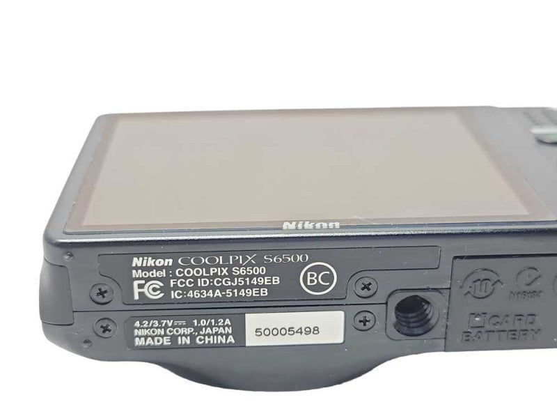 Nikon COOLPIX S6500 16.0MP Digital Camera, READ _