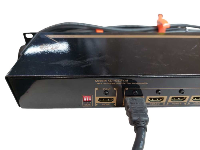 Key Digital 1 Input to 8 Outputs HDMI/DVI Ditribution AMP Model: KD-HDDA1X8 =