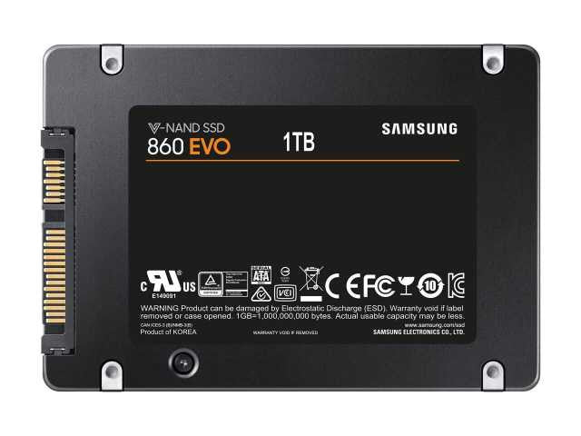 SAMSUNG 1TB 860 EVO SSD SATA III 2.5\\'\\' SOLID STATE DRIVE MZ-76E1T0B :