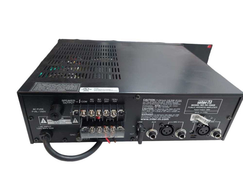 InterM PA-1000B Public Address Amplifier =