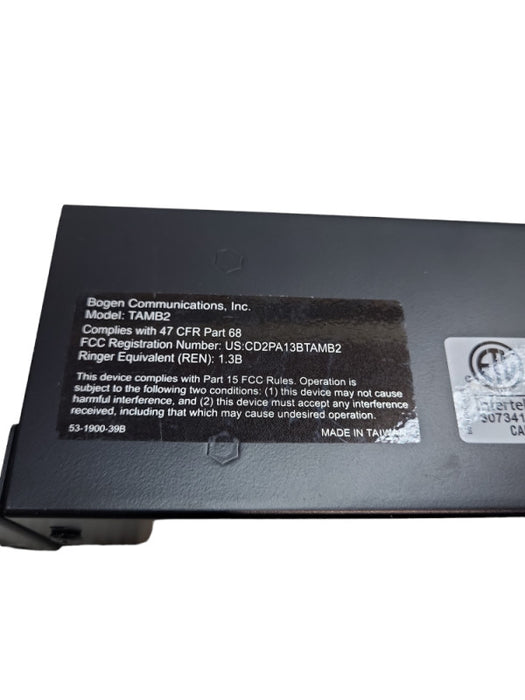 BOGEN Communications TAMB2 Telephone Paging Access Module &