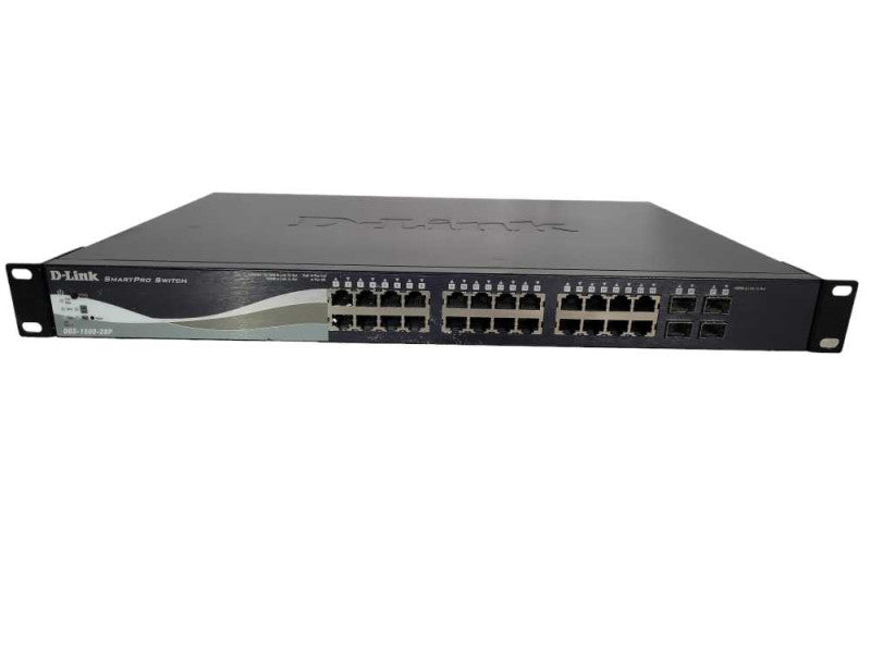 D-Link DGS-1500-28P SmartPro Switch with Brackets !