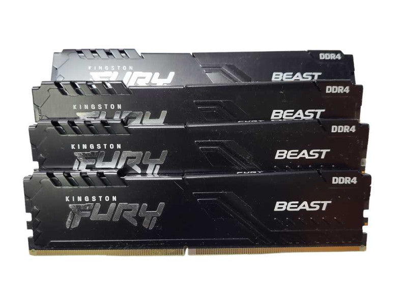 Kingston FURY Beast 32GB (4x 8GB) PC4-28800 (DDR4-3600) UDIMM Memory $