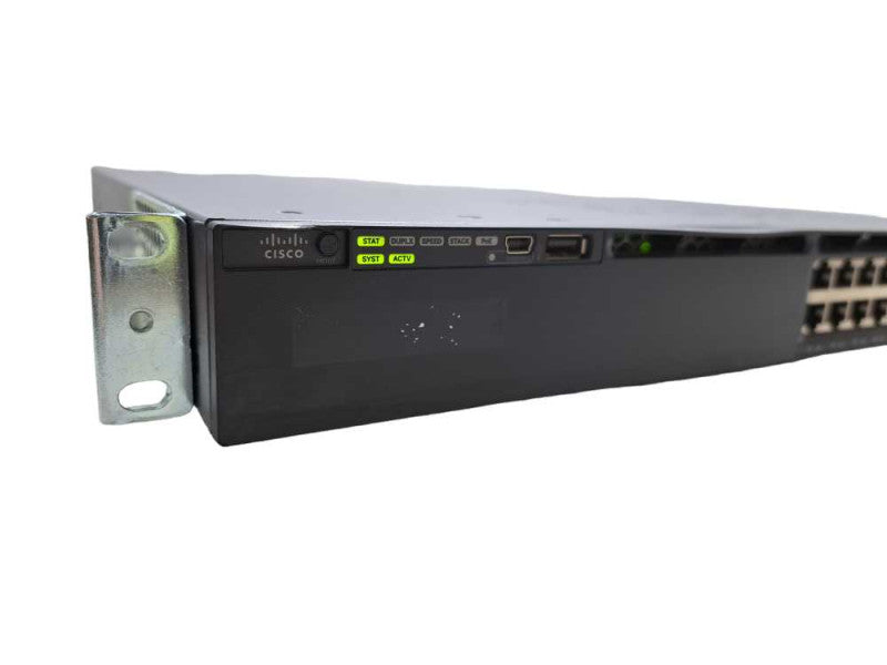 Cisco WS-C3650-24PS-S | 24-Port Gigabit PoE+ | 4x SFP Network Switch )