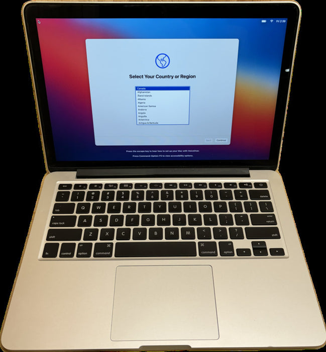 Apple MacBook Pro Late 2013 Retina 13\\" Intel i5-4258U 8GB RAM 256GB SSD READ