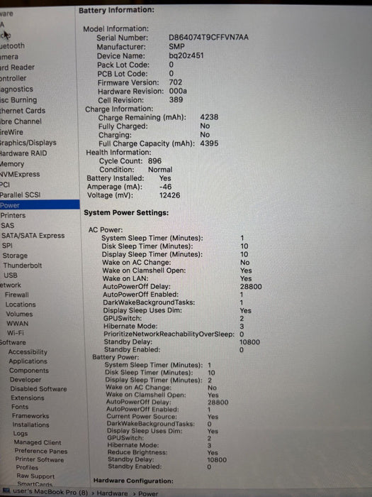 Apple MacBook Pro Late 2013 Retina 13\\" Intel i5-4258U 8GB RAM 256GB SSD READ