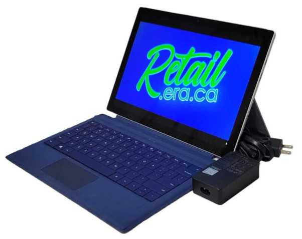 Microsoft Surface Pro 1796, i5-7300U 2.6GHz, 8GB, 256GB SSD, w/ PWR READ _