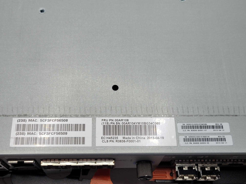 IBM 00AR108 Storwize V3700 Node Canister Controller Q_