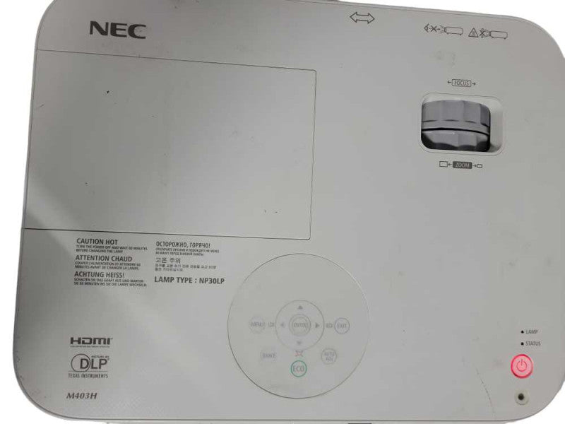 NEC M403H Full HD 4000 Lumen Projector, No Remote, READ _