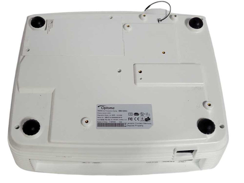 Optoma HD33 DLP Projection Display VDHDSS Projector, No Remote control, READ _