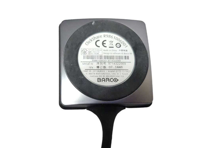 Barco ClickShare CS-100 Wireless Presentation System w/ 1x Button and power a _