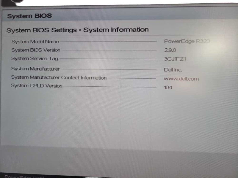 Dell PowerEdge R320 Xeon E5-2407 0 @ 2.20GHz 32GB ECC DDR3 H310 mini 2.5\\" !