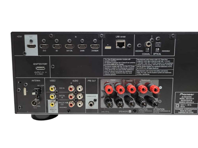 Pioneer VSX-823-K - 5.1 Ch 4K Ultra HD UHD Reciever %