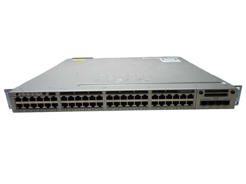 Cisco WS-C3850-48P-S Gigabit PoE+ Network Switch 4x SFP 1x 715W 1x 1100W PSU $