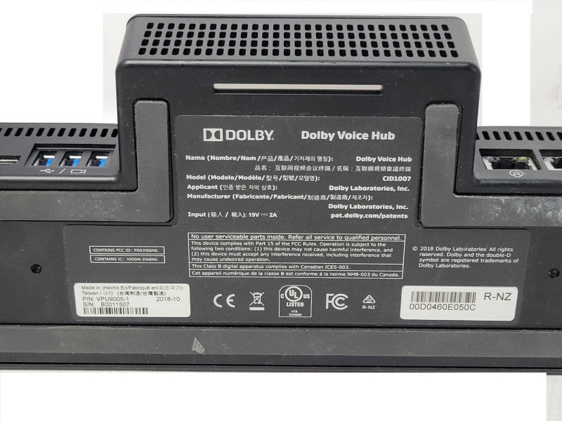 Dolby Voice Hub CID1007 Video Conference Unit  w/ power adfapter _