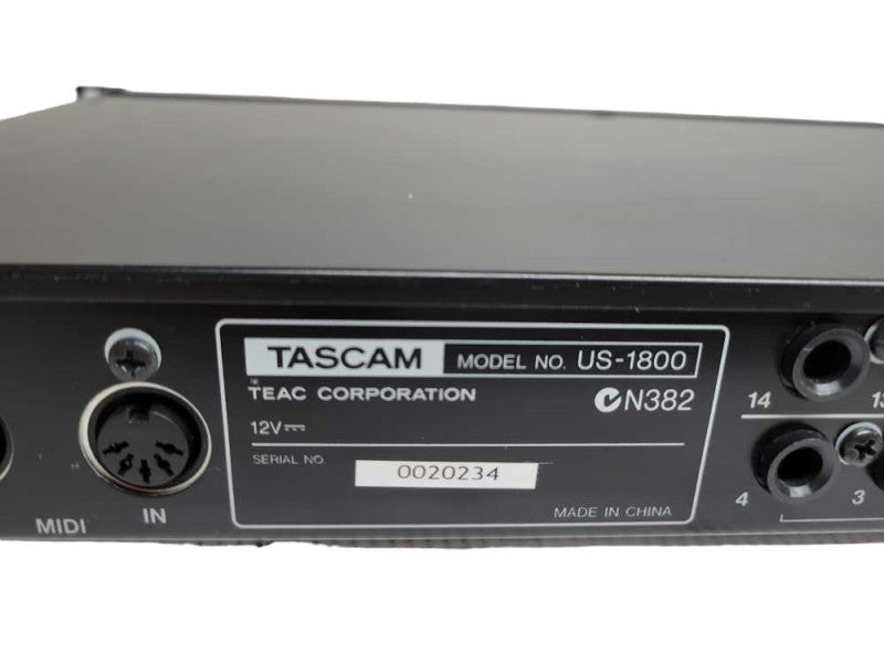 Tascam US-1800 Analog Recording Interface %
