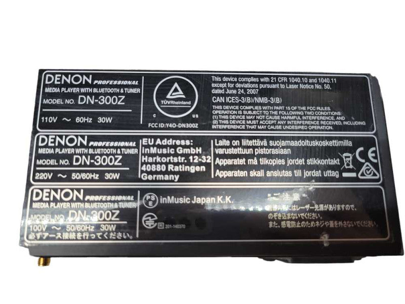 Denon DN-300Z CD/Media Player with Bluetooth and AM/FM Tuner %