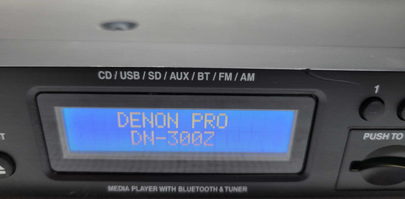 Denon DN-300Z CD/Media Player with Bluetooth and AM/FM Tuner %