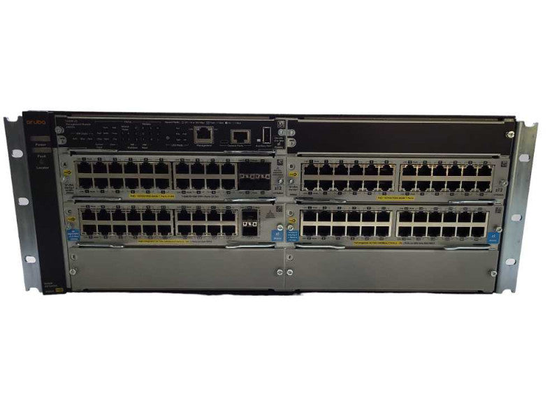 Aruba J9821A HP 5406R zl2 Chassis w/ J9990A J9986A 2x J8702A Switch READ $