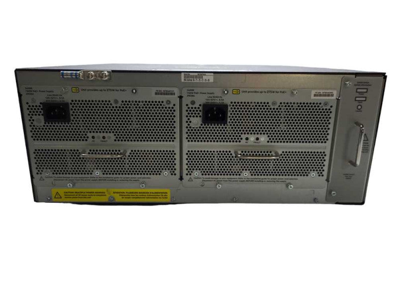 Aruba J9821A HP 5406R zl2 Chassis w/ J9990A J9986A 2x J8702A Switch READ $