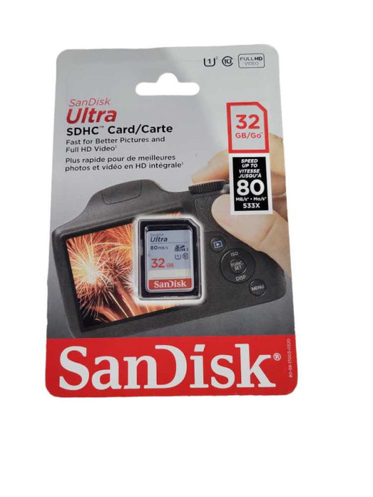 SanDisk Ultra SD Card 32GB SDHC UHS-I Flash Memory Class 10 for HD Camera !