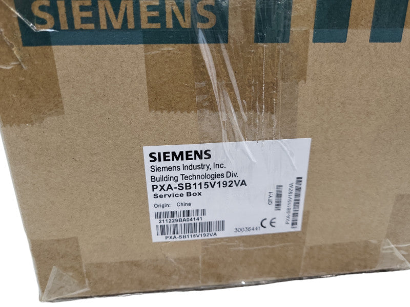 Siemens PXA-SB115V192VA Service Box Panel Power Supply  &