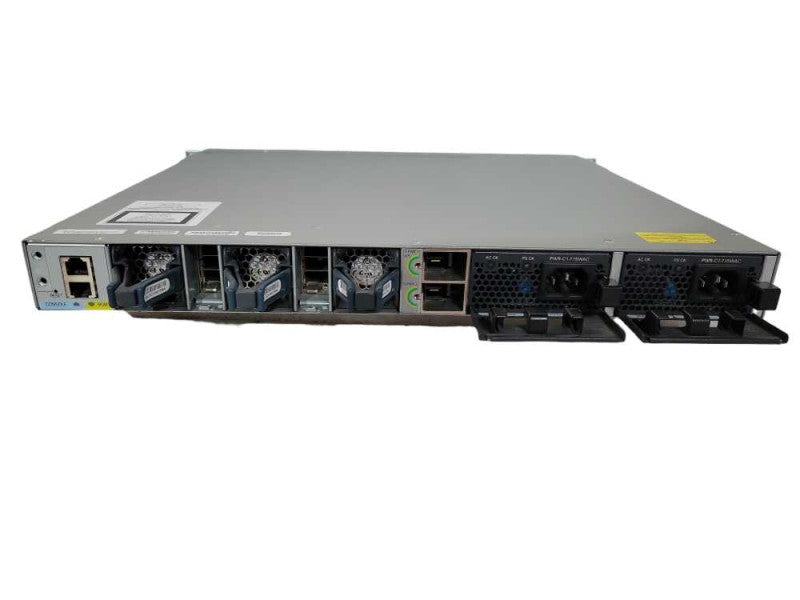 Cisco WS-C3850-24P-S V04 Gigabit PoE+ 2x PSU Network Switch !