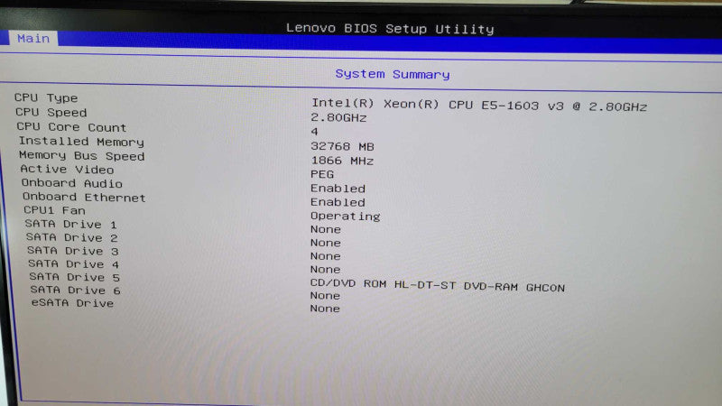 Lenovo ThinkStation P500 - Xeon E5-1603 v3 | 32GB RAM |QUADRO K620 | 490W PSU %