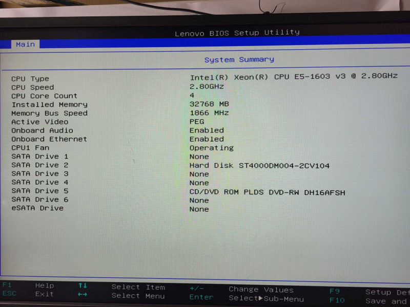 Lenovo TS P500 Tower E5-1603 v3 @ 2.8GHz, 32GB, 4TB, K420, 490W PSU $