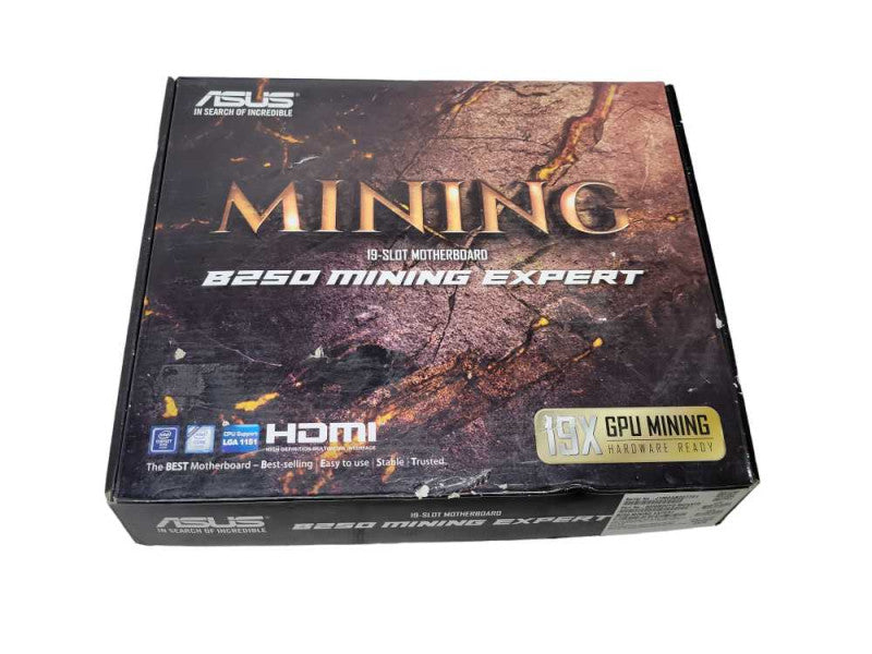 Intel Pentium G4400 | ASUS B250 Mining Expert (19 Slots) | 8GB RAM | I/O  %