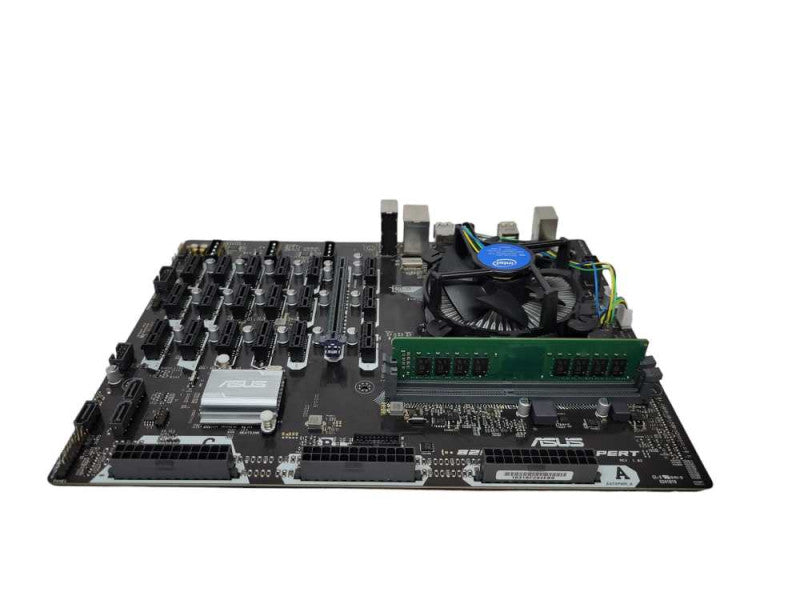 Intel Pentium G4400 | ASUS B250 Mining Expert (19 Slots) | 8GB RAM | I/O  %
