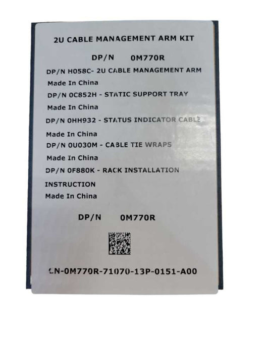 2U Cable Management Arm Kit (0M770R) %