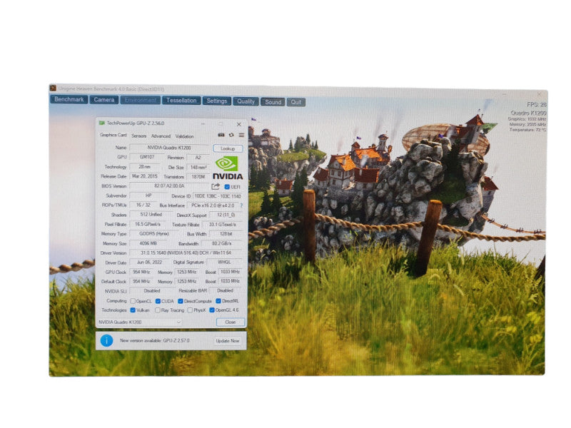 NVIDIA Quadro K1200 4GB Graphics Card Q-