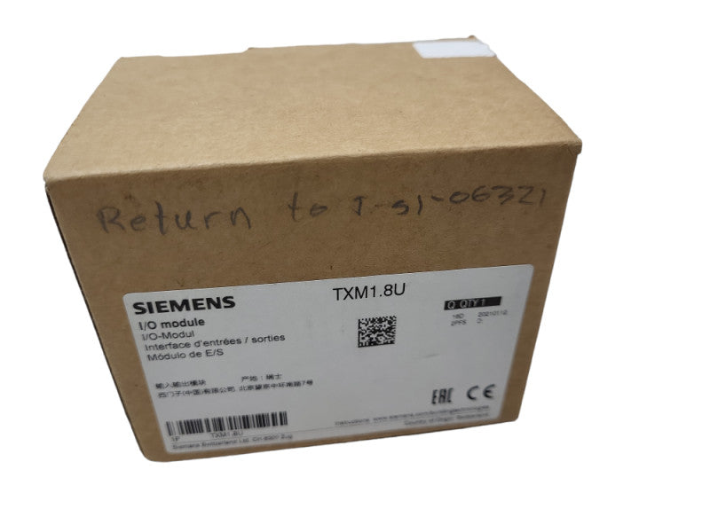 Genuine Siemens TXM1.8U I/O Module &