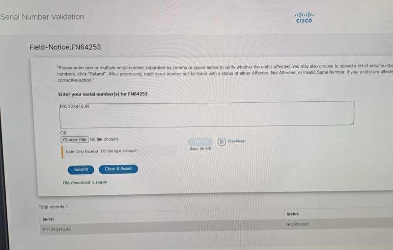 Cisco ISR4221/K9 2-Port Gigabit Integrated Services Router + Power Adapter )