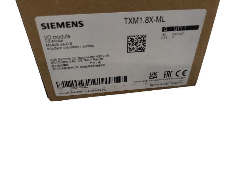 Siemens TXM1.8X-ML General Universal I/O Controller Override Module &