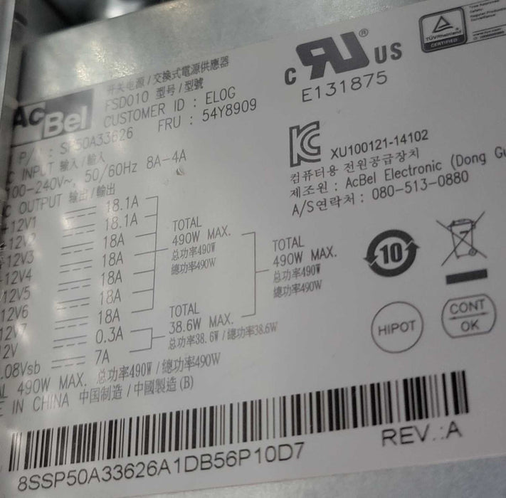 Lenovo ThinkStation P500 Xeon E5-1603v3 2.8GHz 32GB, Quadro 600, 4x HDD Trays _