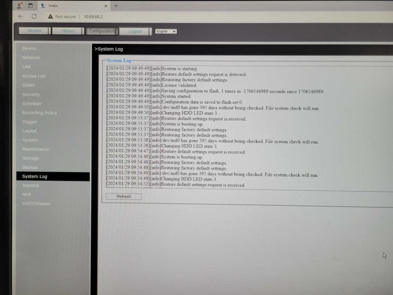 Vivotek Network video Recorder NR8301 with 2x 2TB HDDs, No Key _