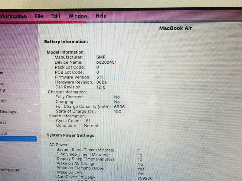 Apple Macbook Air 2017 13\\" Core i5-5350U @ 1.8GHz 8GB DDR3 250GB SSD (