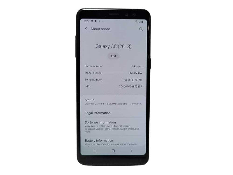 Samsung Galaxy A8 32GB (SM-A530W) - READ $