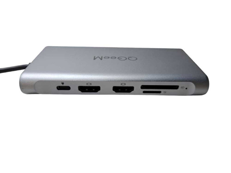QGeeM Docking Station| 12 in 1 USB-C Laptop Docking Station | HC1203 Q)