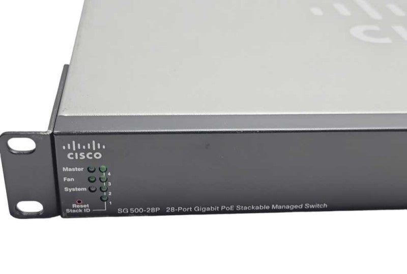 Cisco SG500-28P-K9 V02 28 Port Gigabit PoE Stackable Managed switch _