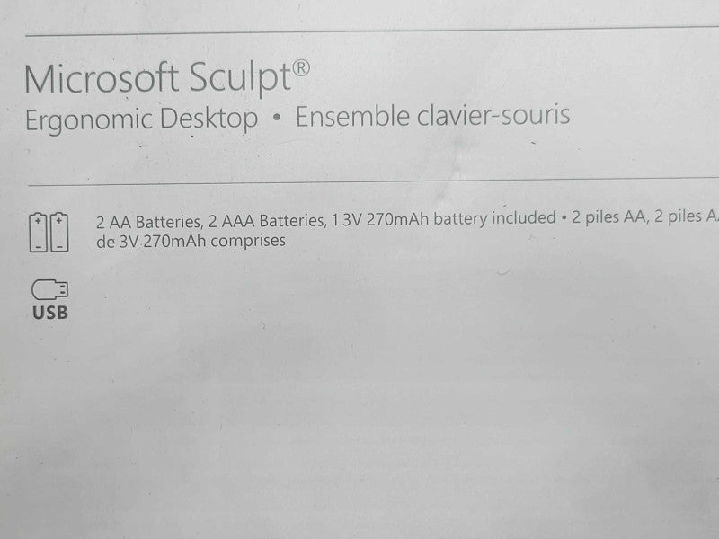 New Microsoft sculpt ergonomic keyboard and mouse, READ _