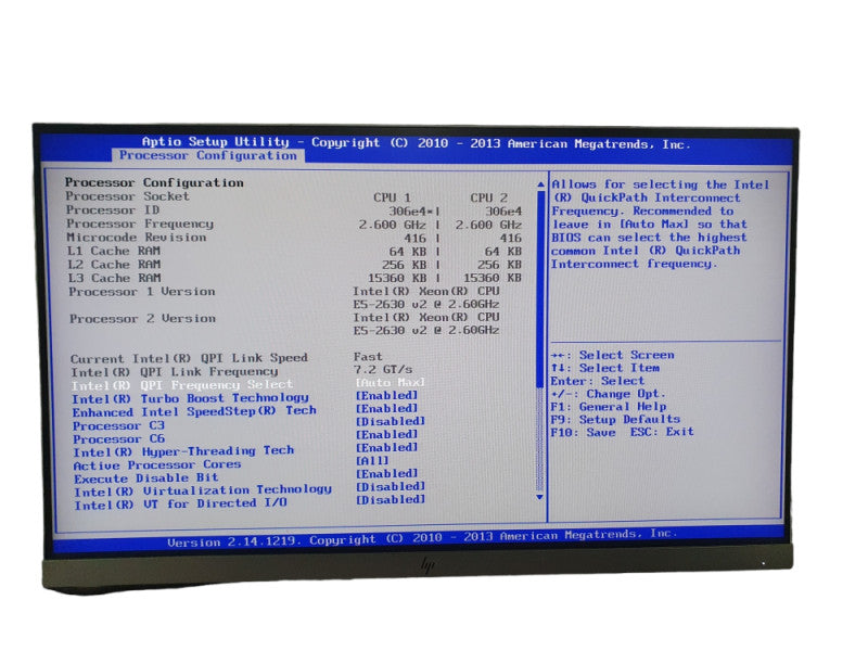 Intel S2600GZ 2x Intel Xeon E5-2630 v2 @2.60 Ghz 64GB RAM  -