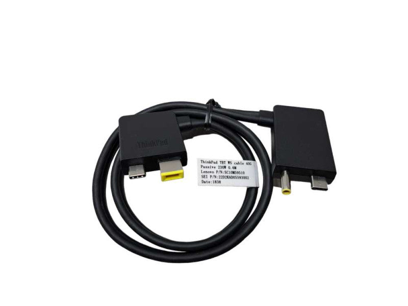 Lenovo SC10M59510 ThinkPad TBT WS Cable 40G Passive 230W 0.6M Q)