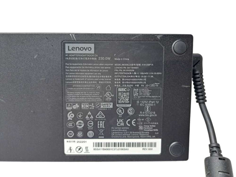 Lenovo 230W 20V 11.5A AC Power Adapter | A18-230P1A | Tested )