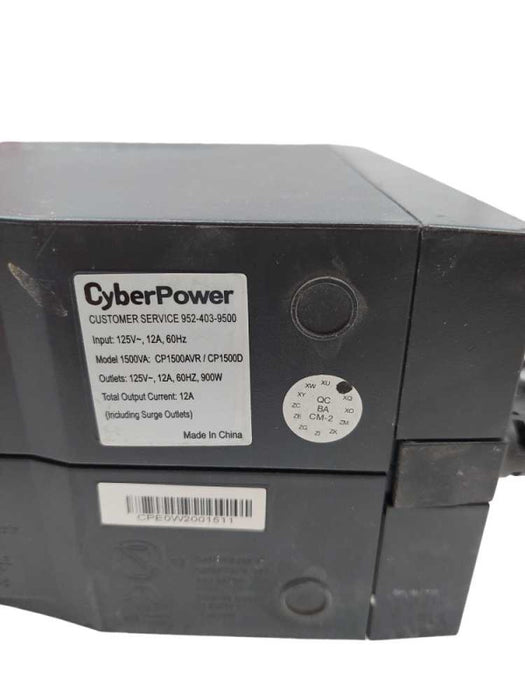 Cyber Power 1500AVR Back up UPS Battery Model:CP1500AVR =